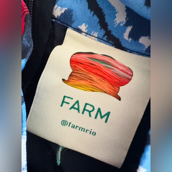 Farm Rio Printed Dolman Sleeve Kaftan Maxi Dress, Size S/M - Picture 15 of 16